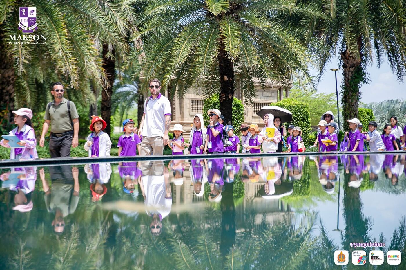 A walk by the pool